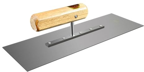 DOITOOL Cazzuola Di Finitura in Acciaio Manganese 11 Cm X 32 Cm Per Cemento E Calcestruzzo Comoda Impugnatura Per L'edilizia