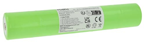 vhbw batteri kompatibel med Maglite Mag Charger ARXX235SE, ARXX075 ficklampa pannlampa (5 000 mAh, 6 V, NiMH)