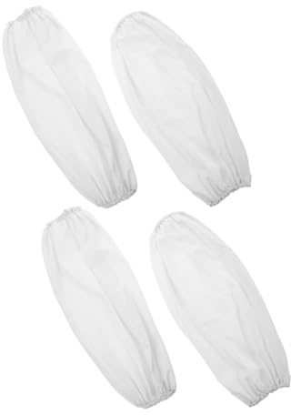 Tofficu Mangas Impermeables para Tareas Domésticas y Cocina, Ajuste Ceñido Material Pu Resistente, 2 Pares para Hombre y Mujer, Ideales para Jardinería y Limpieza