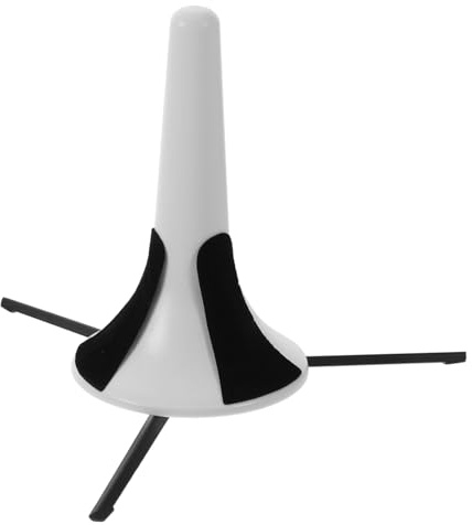 COMPUKAS Soporte Plegable Portátil de Abs y Plástico con Trípode Desmontable para Instrumentos de Viento Blanco