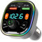 Transmisor FM Bluetooth Coche Accesorios Coche Manos Libres, Adaptador Bluetooth Coche Radio QC 3.0+Tipo C 20W PD, Llamadas Manos Libres, MP3 Estéreo Música Coche