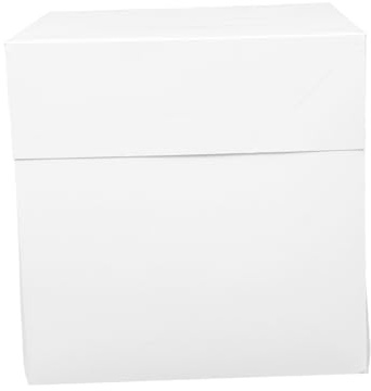Zerodeko Cake Box with Round Cake Board for Safe Transport for Weddings and Birthdays Sturdy Portable and User Friendly Bakery Container