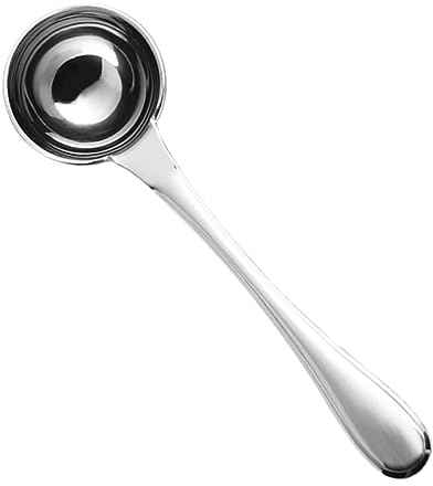 ASAKKURA Cuchara Medidora Café De Acero Inoxidable Con Mango Para Ingredientes Secos y Líquidos Resistente y Práctica Para Uso Alimentario