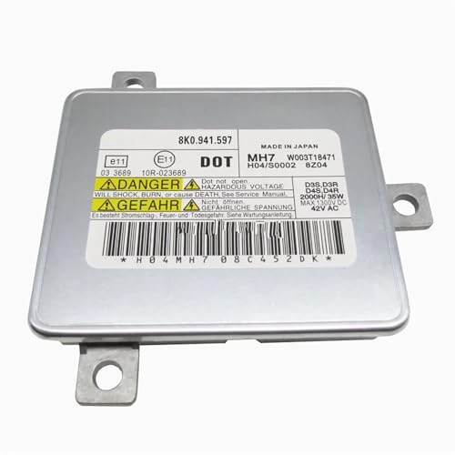 Ballast Voiture Compatible avec A1 A3 A4 A5 A6 A7 A8 | Q3 Q5 Q7 Phare HID Ballast Au Xénon 8K0941597 8K0941597C 8K0941597E 2048703226