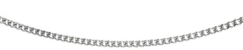 CARISSIMA Damen Diamantschliff Panzerkette 18k(750) Weißgold 1.7mm 46cm/18zoll