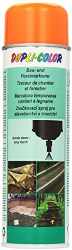 Dupli-Color 656644 Markierungsspray, 500 ml, Leuchtorange