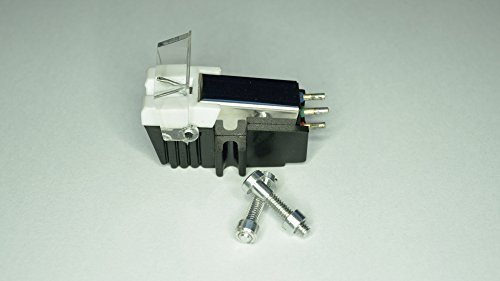 Moving Magnet Cartridge with Diamond Stylus and the correct fixing bolts, fits Denon DP 500M, DP 300F SP, DP 60L, DP A100, DP 1300 Mk2, DP 1100, DP 1200 Turntable tonearms