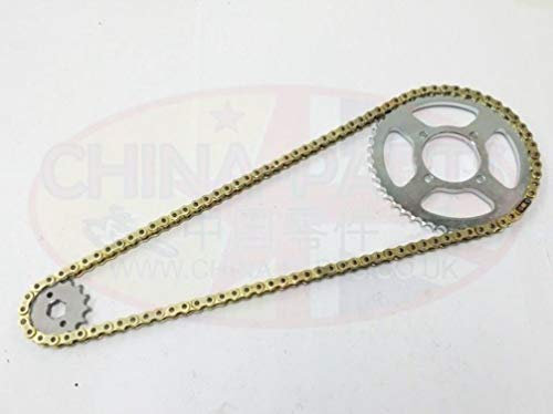 Chain and Sprocket Kit GOLD for Honda CB125F GLR125 2015 to 2020 models CBF125