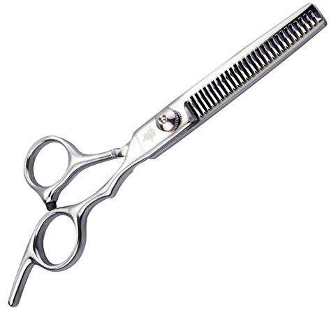Forbici sfoltire i capelli, tagliare i denti Cesoie professionali Barbiere Parrucchiere Texturizing Salon Razor Edge Scissor Giapponese Acciaio inossidabile 6 pollici,A