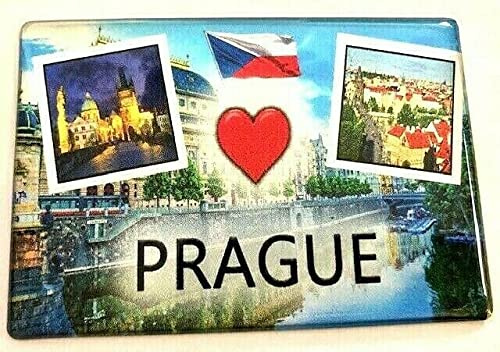 Prag Magnet Praha Souvenir Kühlschrankmagnet Reiseandenken Geschenkartikel Ferien 280101