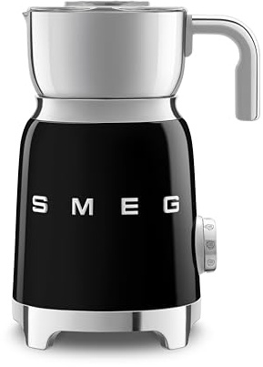 Smeg MFF11BLUK Induction Milk Frother with Tritan TM Renew, 500W, Black