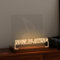 CoolGift Mart Supporto per dischi in vinile in riproduzione, portadischi luminoso, espositore in legno acrilico con luci bianche calde per album, decorazione della stanza, per gli amanti del vinile