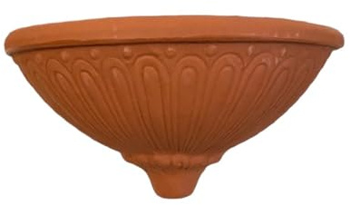 Garden Italia VASI Gerla Vaso a Parete (Basket) in Resina CM. 44 X 18 H 22 in Resina Colore Terracotta Leggero e Robusto
