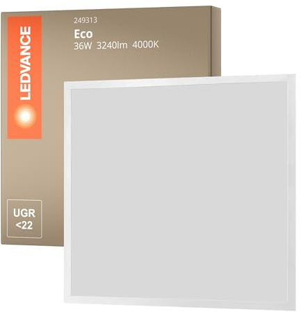 Ledvance LED Panel Eco 36W 3600lm - 840 Kaltweiß | 60x60cm - UGR <22, 4099854187254