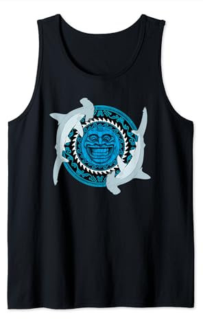 Hammerhai Tiki Totem Tank Top