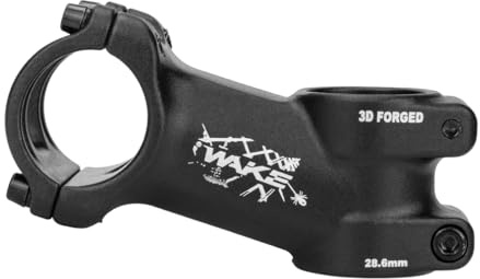 CYSKY Attacco Manubrio 17 Gradi 31,8 60mm/70mm/90mm/110mm Attacco MTB Attacco Manubrio Mountain Bike per Bicicletta, Bici da Strada, MTB, BMX, Ciclismo (80mm)