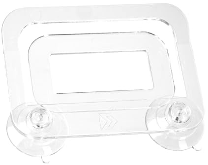 Pare-brise Support de carte de stationnement, 8 pièces, en transparent, support avec ventouses, support de carte de stationnement vitre, support de ticket de stationnement vitre de voiture