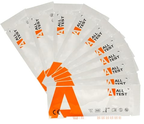 ALLTEST ETG Testing Kits (Ethanol, Ethyl Glucuronide) Urine Alcohol Test Strips (10 Tests)