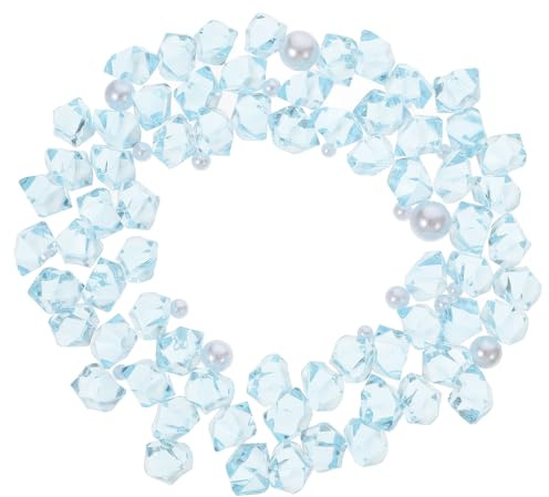 Abaodam Gravier Décoratif Simulant Un Élégance et Polyvalence en Résine Transparente pour Aquarium Pierres Naturelles Colorées
