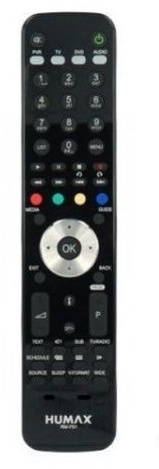 HUMAX I-Cord, HD-Satelliten-Receiver/humax-tel-fr1 Fernbedienung schwarz