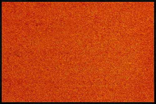 wash+dry Fußmatte, Burnt Orange 60x90 cm, innen und außen, waschbar