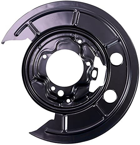 ATEC Germany 1x Piastra di ancoraggio posteriore Paraspruzzi per disco freno Compatibile con CITROËN JUMPER FIAT DUCATO (250_), PEUGEOT BOXER