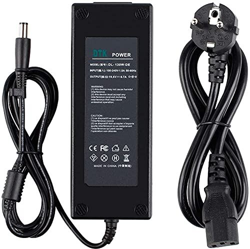DTK 19.5V 6.7A 130W PC Portatile Alimentatore caricatore per Dell Computer Caricabatteria Laptop Caricatori e alimentatori per PC portatili Notebook Adattatore Connettore: 7.4 X 5.0mm