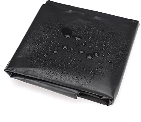 Blanketswarm Rivestimento in gomma per laghetto, 150 cm x 200 cm, nero, per stagni koi, fontana per piscine paesaggistiche da giardino