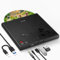 NOLYTH Externes CD Laufwerk für Laptop: USB 3.0 & USB-C Slot-in DVD Laufwerk Extern mit Auswurftaste/Audio Ausgang/2 USB Ports - Tragbar Schlank Plug & Play für Mac MacBook PC Windows