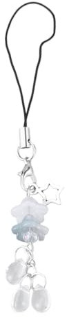 ZHENGCI Handykette Handyanhänger Stern Quallen Anhänger Schlüsselanhänger Telefonkette Gurt Lanyard Rucksack Ornament Tasche Zubehör Auto Schlüsselhalter