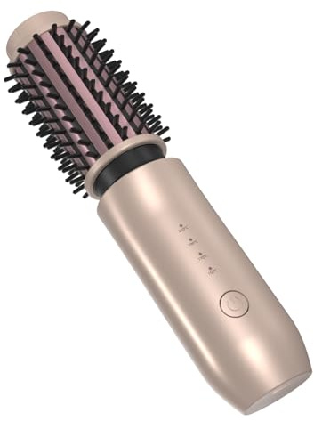 Kabellose Lockenbürste Thermal Brush: Ionen LockenstabBürste wärmebürste 150-210℃ - Reise Mini Lockenstab mit Verbrühschut - Tragbarer lockenstab große locken für Frauen
