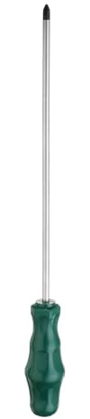 QUARKZMAN PH2 Tournevis Phillips Tournevis Cruciforme #2 13.8 Vert | Magnétique Tournevis 9.8 CR-V, avec Poignée Ergonomique, pour Réparations DIY