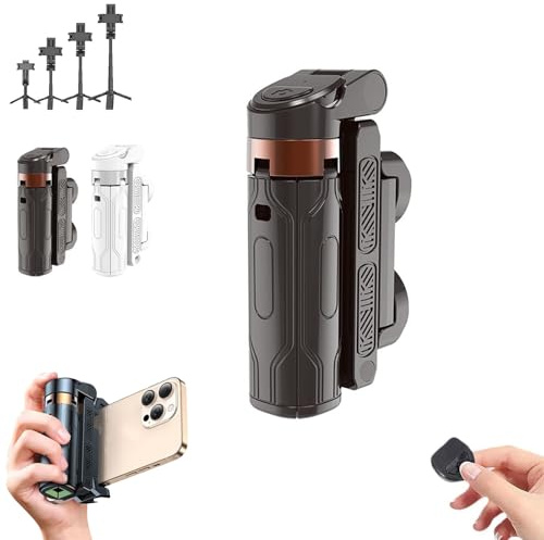2025 New Pocket Flex Mini Tripod,Pocketflex Mini Tripod for iPhone & Android, Magic Selfie Stick Tripods Pocket Size Portable Phone Tripods (Black)