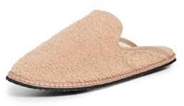 ViBi VENEZiA Women's Sabot Boucle Slippers, Beige, 8 Medium US
