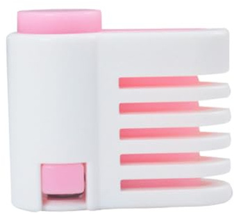 BATHVEVE 4 Pcs Adjustable Cake Slicing Leveler with Spring Clamp DIY Cake and Bread Fixator for Uniform Slices Lightweight Baking Utensil Up to Dishwasher Safe Pink