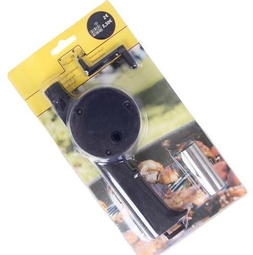 Laikoutd Soplador De Aire Ergonómico Accionado A Mano Fuelle para Acampar Aceleradores Combustión Rápida para Asar Aire Libre Soplador Parrillas Resistentes Calor