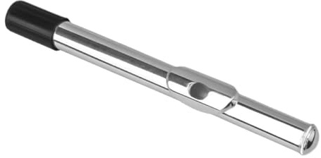 Embout De Tête Flûte Professionnel 23 Cm Pièce D'instrument À Vent En Métal Argenté Pour Les Amateurs D'instruments À Vent Remplacement L'embout Flûte