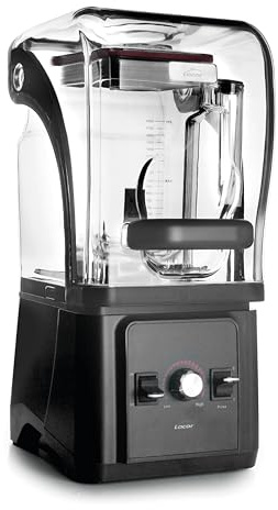 LACOR 69495 - Frullatore Professionale MuTech con Campana Insonorizzata, 1500W, 1,8L, Caraffa in Tritan Senza BPA, 23.000 giri/min, Lame in Acciaio Inox, Tritaghiaccio per Smoothie e Frutta Surgelata