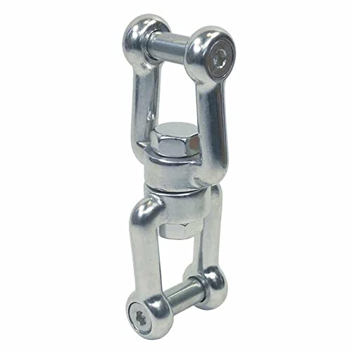 Yacht Steel Emerillon à Manille Double avec vis Six pans Creux 10mm AISI 316