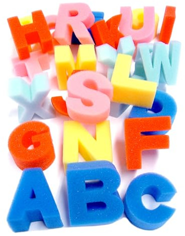 Major Brushes Schaumstoff-Alphabet-Buchstaben, Großpackung, 26 Stück
