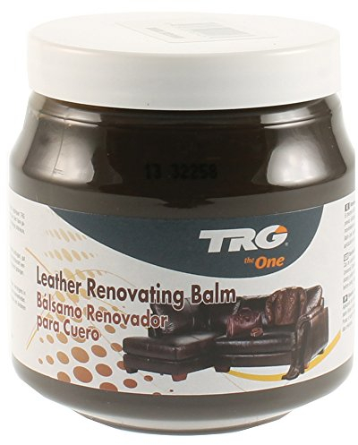 TRG The One - Crema renovadora para todo Tipo de Piel, Excepto Ante y Nubuck | Bálsamo renovador y nutritivo para Cuero, Tapicerías, Marroquinería | Marrón Oscuro, 300ml