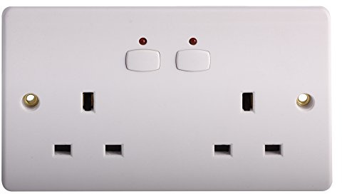 Energenie Smart Double Socket (White) - Seamlessly Integrate Smart Controls into Your Home - Energenie