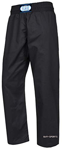 BAY Krav MAGA BW Israel Hose Baumwolle schwarz (180 - L)