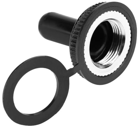 Capuchon étanche à interrupteur à bascule, 20Pcs 12mm à bascule Capuchon de protection en caoutchouc imperméable à capuchon noir