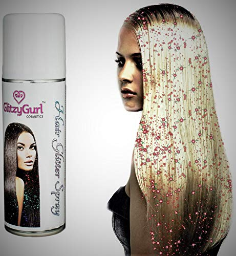 Glitzer-Haarspray - 125 ml - Rosa Champagner