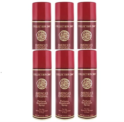 Original Collection 2000 Spray Deodorant for Women 5.5oz-156g (6 Pack)