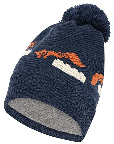 Lego Unisex Beanie-Mütze Lego Wear Kinder Jungen Wintermütze mit Bommel Lwakka 702