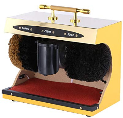 SXYKXYDL Cireuse à Chaussures Cireuse à Chaussures avec accoudoir à Main Brosse Douce sphérique Machine à Induction Automatique pour banques Hôtel Hall