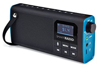 Radio FM portátil 3 en 1, Altavoz Bluetooth, Batería Recargable y Reproductor de Audio Desde Tarjeta Micro SD. Smart Radio de XSQUO Useful Tech