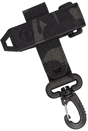 TOPTACPRO Taktischer Handschuhhalter Riemen Klettern Seil Keeper Schlüsselanhänger Mehrzweck-Handschuh Haken 500D Nylon